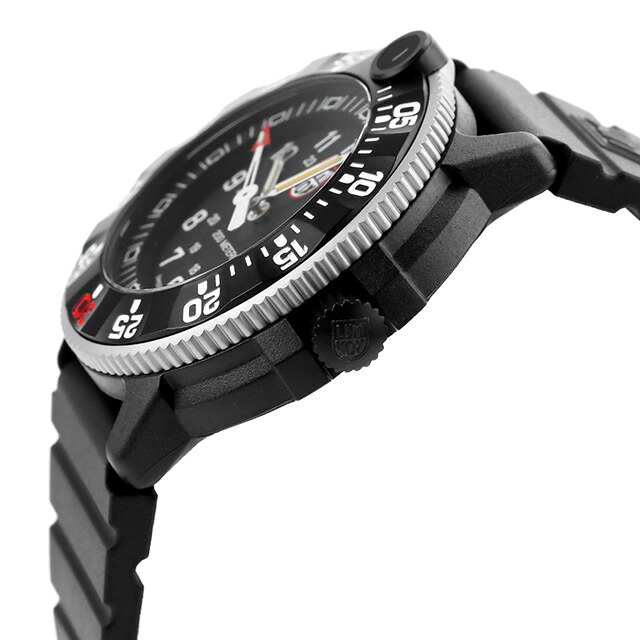 ルミノックス オリジナル ネイビーシールズ 3000シリーズ クォーツ 電池式 腕時計 ブランド メンズ LUMINOX XS.3001.H.SET アナログ ブラック 黒 スイス製 おしゃれ 防水 文字盤 大きい プレゼント 男性 実用的