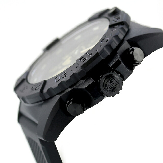 ルミノックス ネイビーシールズ クォーツ 電池式 腕時計 ブランド メンズ クロノグラフ LUMINOX 3587 アナログ ブラック 黒 スイス製 おしゃれ 防水 文字盤 大きい プレゼント 男性 実用的