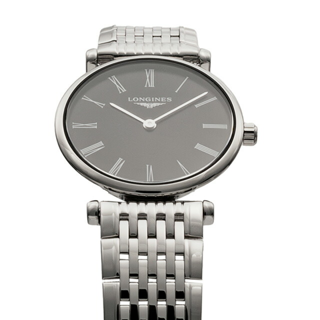 ロンジン グランクラシック クォーツ 電池式 腕時計 ブランド レディース LONGINES L4.209.4.51.6 アナログ ブラック 黒 スイス製 おしゃれ 防水 かわいい プレゼント 女性 実用的