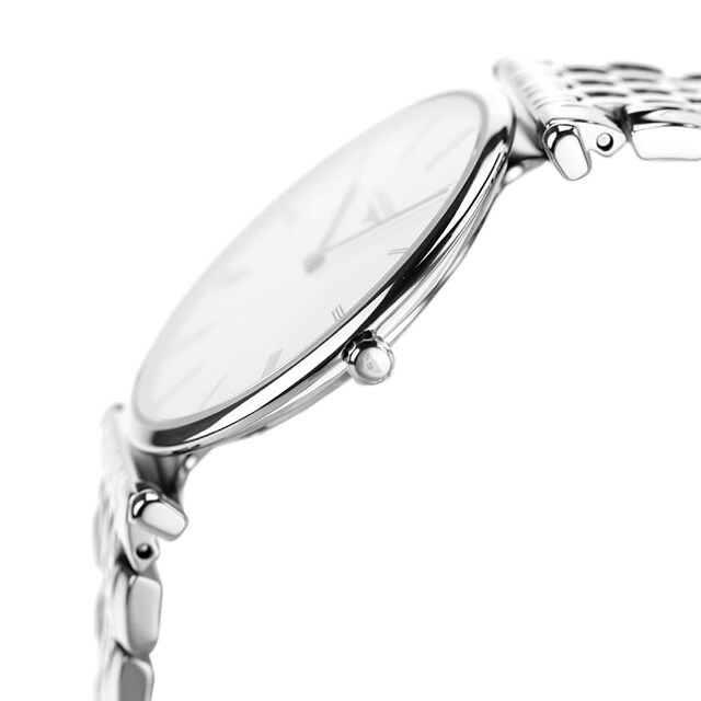 ロンジン グランクラシック クオーツ 腕時計 ブランド メンズ LONGINES L4.709.4.21.6 アナログ ホワイト 白 スイス製 おしゃれ 防水 プレゼント 男性 実用的