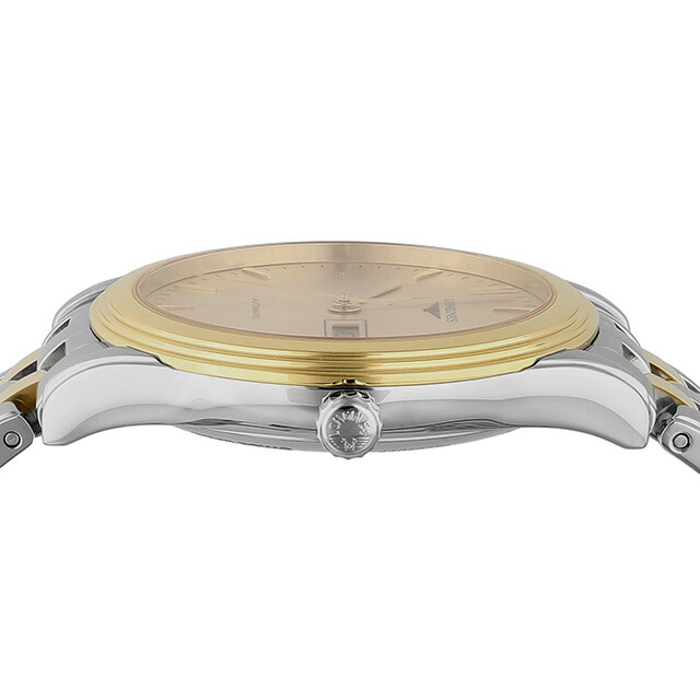 ロンジン フラッグシップ 自動巻き 腕時計 ブランド メンズ LONGINES L4.899.3.32.7 アナログ イエローゴールド シルバー スイス製 おしゃれ 防水 プレゼント 男性 実用的