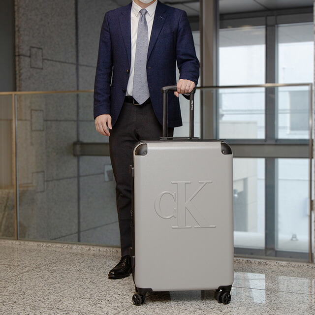 カルバンクライン スーツケース メンズ レディース ブランド Calvin Klein LH818LN3 HGR S グレー
