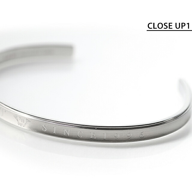 ライオンハート バングル メンズ ブランド LION HEART ステンレススチール LHMB003NS シルバー アクセサリー