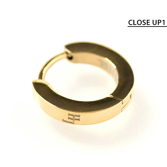 ライオンハート ピアス メンズ レディース ブランド LION HEART サージカルステンレス フープ 片耳用 LHMP006NYG ゴールド アクセサリー