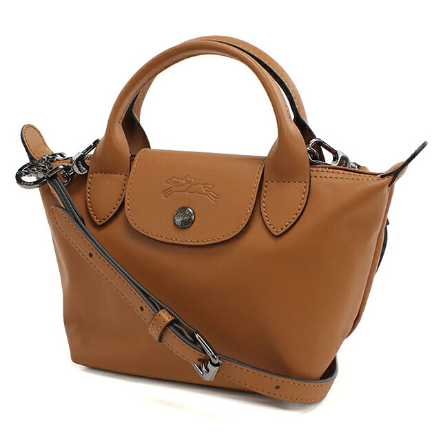 ロンシャン ハンドバッグ レディース ブランド Longchamp 2WAY レザー 1500 ブラウン 軽量 小さめ 手提げ 高級 おしゃれ プレゼント 女性 実用的 かわいい