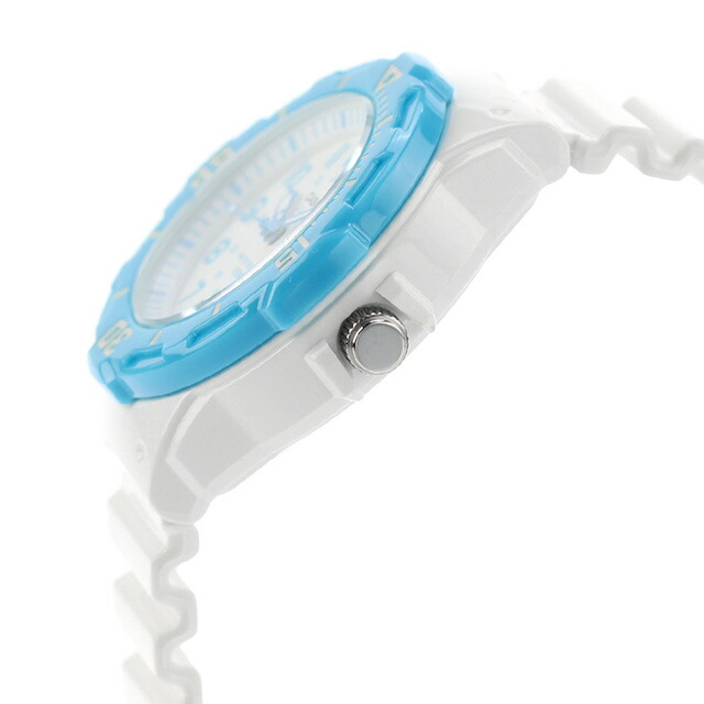 カシオ 腕時計 チープカシオ 海外モデル デイト LRW-200H-2BVDF CASIO クオーツ ホワイト ブルー チプカシ 時計 ブランド おしゃれ アナログ 防水 小さい 軽い かっこいい プレゼント 男性 実用的 学生 子供用 キッズ