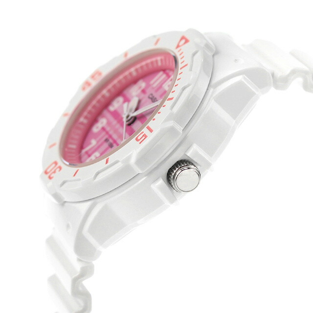 カシオ CASIO LRW-200H-4CV チプカシ 海外モデル ユニセックス メンズ レディース 腕時計 カシオ casio アナログ ピンク ホワイト 白 ブランド おしゃれ 防水 小さい 軽い かわいい プレゼント 実用的