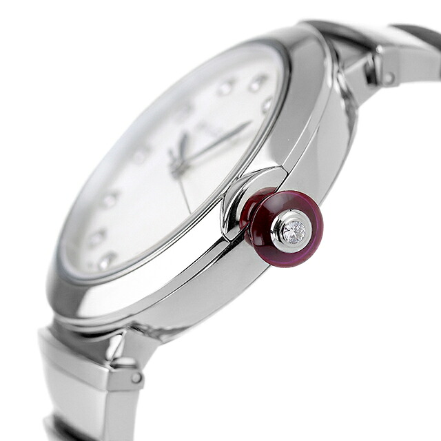 ブルガリ ルチェア 自動巻き 腕時計 レディース ダイヤモンド BVLGARI LU36WSSD/11 ホワイトパール 白 スイス製 高級 ブランド おしゃれ 防水 軽い 華奢 かわいい プレゼント 女性 実用的