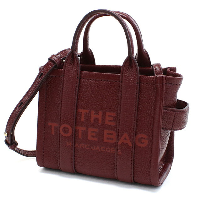 マーク・ジェイコブス トートバッグ レディース MARC JACOBS THE MICRO TOTE レザー ベトナム H053L01RE22 CHERRY ボルドー系 バッグ 軽量 手提げ ブランド 高級 おしゃれ プレゼント 女性 実用的 かわいい