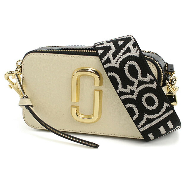 マーク・ジェイコブス 斜め掛け ショルダーバッグ レディース MARC JACOBS THE SNAPSHOT フィリピン 2S3HCR500H03 CLOUD WHITE-MULTI ホワイト系 バッグ 斜めがけ ブランド 高級 おしゃれ プレゼント 女性 実用的 かわいい