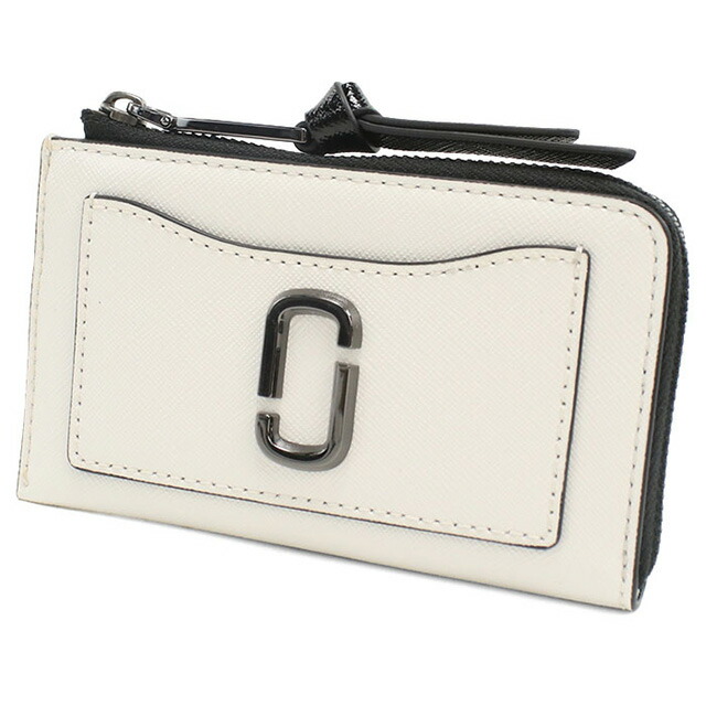 マークジェイコブス キーリング付小銭入れ レディース ブランド MARC JACOBS THE TOP ZIP MULTI WALLET 2F3SMP063S07 ホワイト 財布