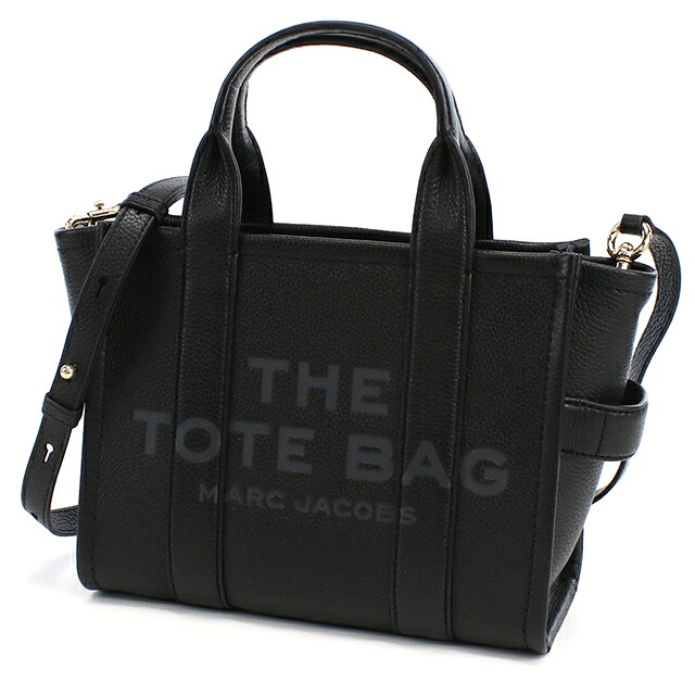 マークジェイコブス トートバッグ レディース ブランド MARC JACOBS MINI TRAVELER TOTE 2WAY レザー H009L01SP21 ブラック 軽量 手提げ 高級 おしゃれ プレゼント 女性 実用的 かわいい