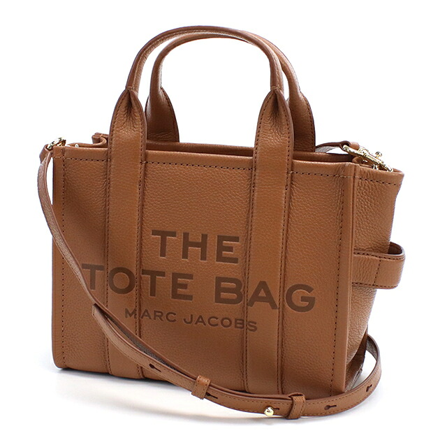 マークジェイコブス トートバッグ レディース ブランド MARC JACOBS MINI TRAVELER TOTE 2WAY レザー H009L01SP21 ブラウン 軽量 手提げ 高級 おしゃれ プレゼント 女性 実用的 かわいい