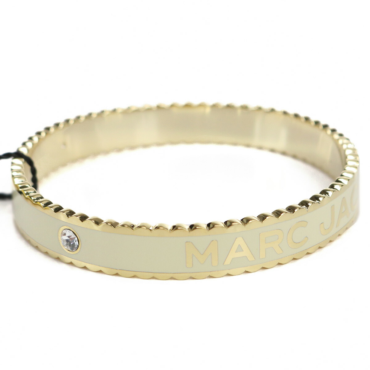 マーク・ジェイコブス バングル レディース MARC JACOBS メタル J105MT7PF22 CREAM-GOLD ホワイト系 ジュエリーアクセサリー