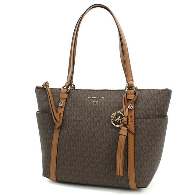 マイケルコース トートバッグ レディース ブランド MICHAEL KORS SULLIVAN 30T0GNXT2B ブラウン バッグ 軽量 手提げ 高級 おしゃれ プレゼント 女性 実用的 かわいい