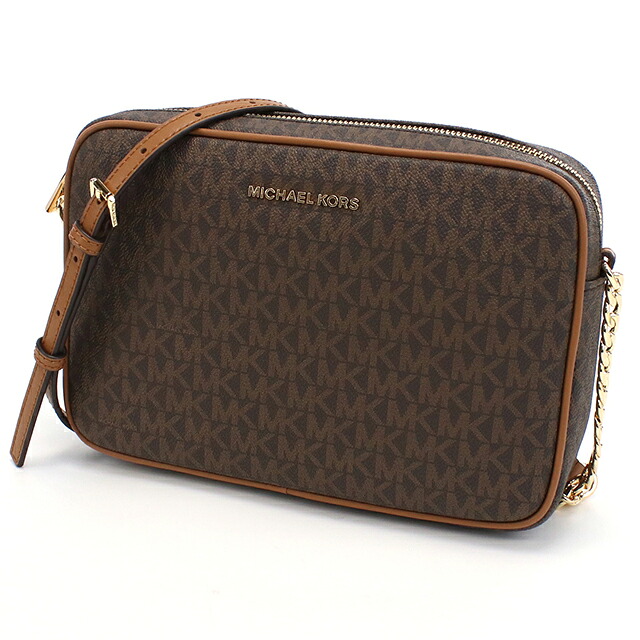 マイケルコース 斜め掛け ショルダーバッグ レディース ブランド MICHAEL KORS JET SET 32F1GJ6C7B ブラウン
