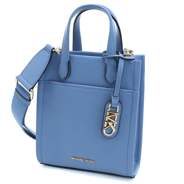 マイケル・コース ハンドバッグ レディース MICHAEL KORS GIGI レザー インドネシア 32R4G3GC4L FRENCH BLUE ブルー系 バッグ 軽量 小さめ 手提げ ブランド 高級 おしゃれ プレゼント 女性 実用的 かわいい