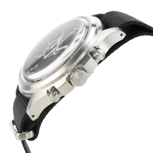 ナバルウォッチ NAVAL MILITARY WATCH British ROYAL Airforce Chronograph TYPE クォーツ 電池式 腕時計 ブランド メンズ クロノグラフ NAVAL WATCH Mil-07SV/BK アナログ ブラック 黒 日本製 おしゃれ 防水 プレゼント 男性 実用的