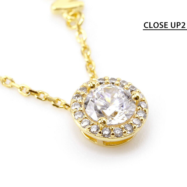 MICHAELKORS マイケルコース ネックレス レディース ブランド キュービックジルコニア シルバー925 ペンダント ジルコニア パヴェ ハロ MKC1208AN710 ゴールド アクセサリー ハイブランド 記念日 誕生日プレゼント ギフト