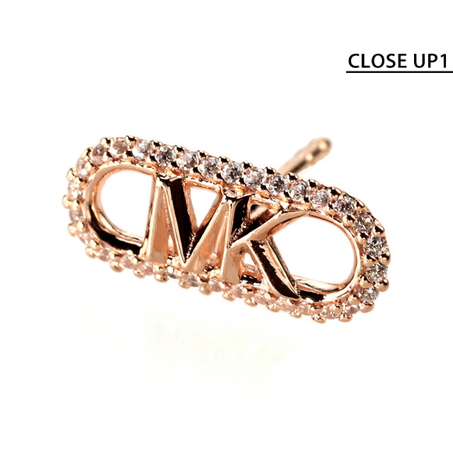 マイケル・コース ピアス レディース ブランド MICHAEL KORS スターリングシルバー キュービックジルコニア スタッド 両耳用 MKC1657CZ791 ローズゴールド アクセサリー