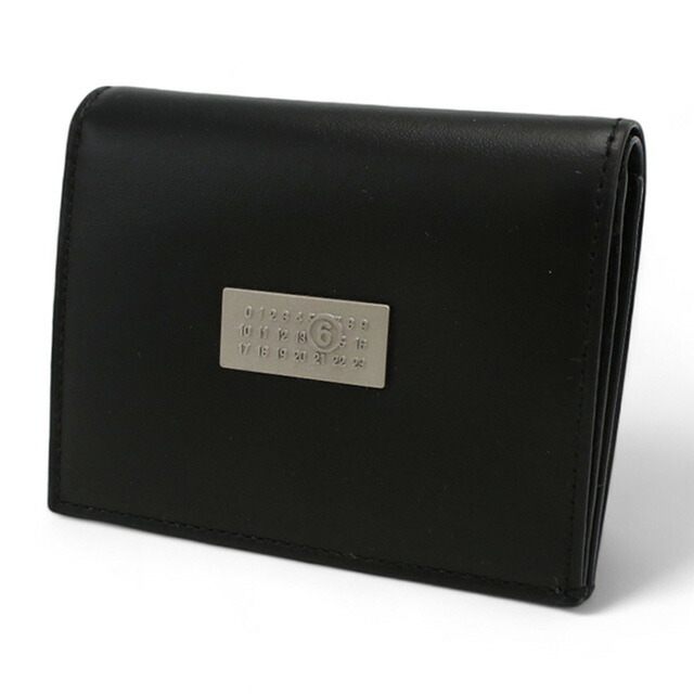 エムエムシックス 二折財布小銭入付き レディース ブランド MM6 イタリア SA5UI0015 ブラック 財布