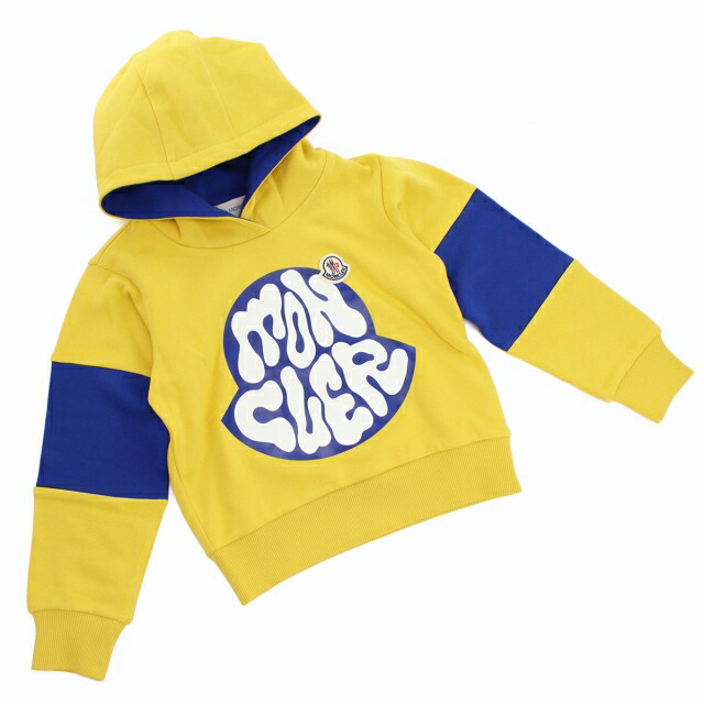 子供服 キッズ 女の子 男の子 高級 ブランド 出産祝い ギフト おしゃれ モンクレール パーカー ベビー MONCLER トルコ 8G00028 イエロー系 ウェア 選べるモデル