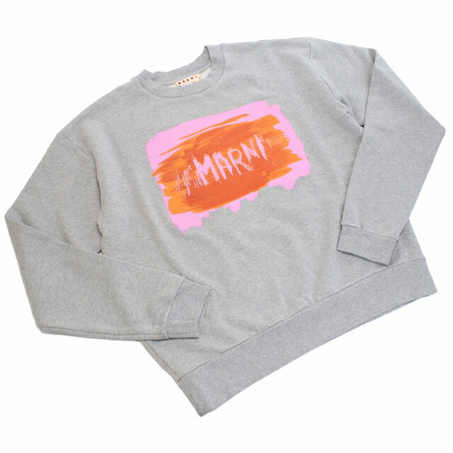 マルニ スウェット メンズ ブランド MARNI イタリア FUMU0074P1 グレー系 ウェア 選べるモデル プレゼント 実用的