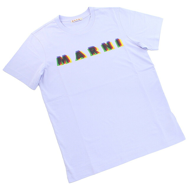マルニ Tシャツ メンズ ブランド MARNI コットン100% ポルトガル HUMU0198PE パープル系 ファッション 選べるモデル プレゼント 実用的