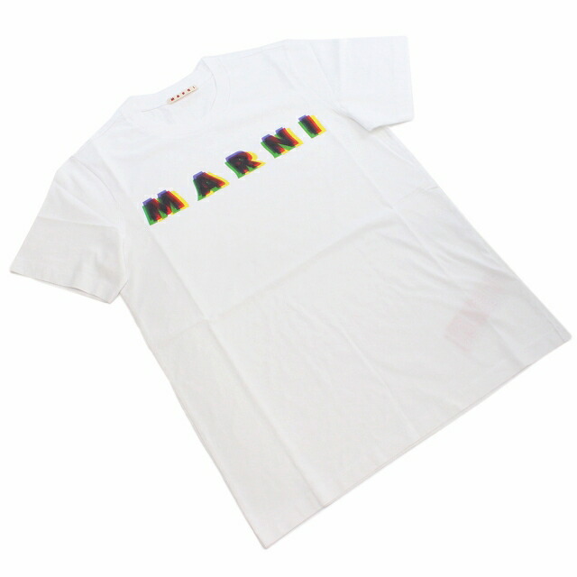 マルニ Tシャツ メンズ MARNI コットン100% ポルトガル HUMU0198PE ホワイト系 ファッション 選べるモデル プレゼント 実用的