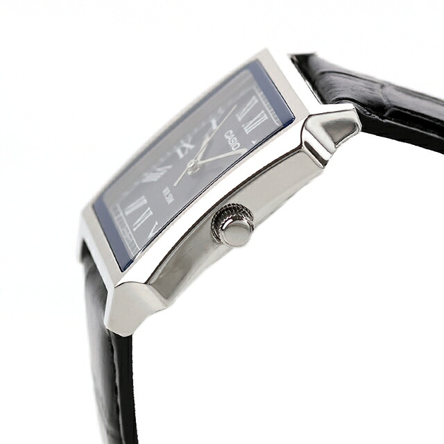 カシオ チープカシオ CASIO スタンダード クォーツ 電池式 MTP-B190L-2BV 海外モデル メンズ チプカシ 腕時計 ブランド アナログ ネイビー ブラック 黒 おしゃれ 防水 小さい 軽い かわいい プレゼント 実用的