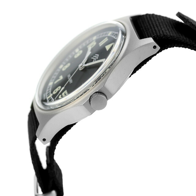 ナバルウォッチ Naval military watch Royal Army Type クォーツ 電池式 腕時計 ブランド メンズ NAVAL WATCH Mil-03-BK アナログ ブラック 黒 おしゃれ 防水 プレゼント 男性 実用的