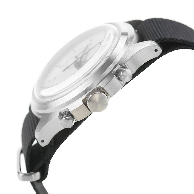 ナバルウォッチ NAVAL MILITARY WATCH British ROYAL Airforce Chronograph TYPE クォーツ 電池式 腕時計 ブランド メンズ クロノグラフ NAVAL WATCH Mil-07SV／WH アナログ ホワイト 白 日本製 おしゃれ 防水 プレゼント 男性 実用的