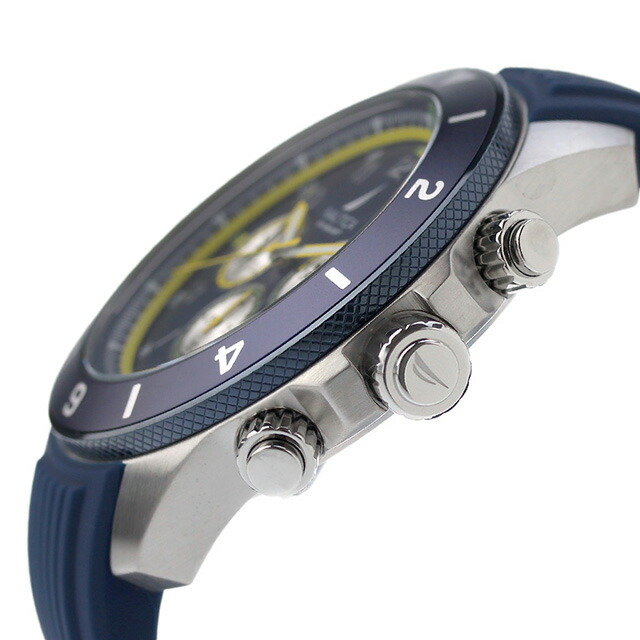 ノーティカ ノーティカワン クオーツ 腕時計 メンズ クロノグラフ NAUTICA NAPNOS402 アナログ ネイビー ブランド おしゃれ 防水 プレゼント 男性 実用的