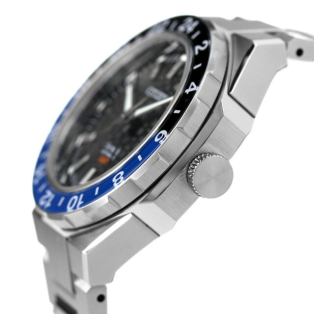 シチズン シリーズ8 メカニカル880 自動巻き 腕時計 メンズ GMT 耐磁2種 CITIZEN Series 8 NB6031-56E アナログ ブラック 黒 日本製 高級 ブランド おしゃれ 防水 文字盤 大きい プレゼント 男性 実用的