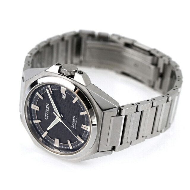 シチズン シリーズ8 メカニカル 831 自動巻き 腕時計 メンズ CITIZEN Series 8 NB6050-51E アナログ ブラック 黒 日本製 高級 ブランド おしゃれ 防水 文字盤 大きい プレゼント 男性 実用的