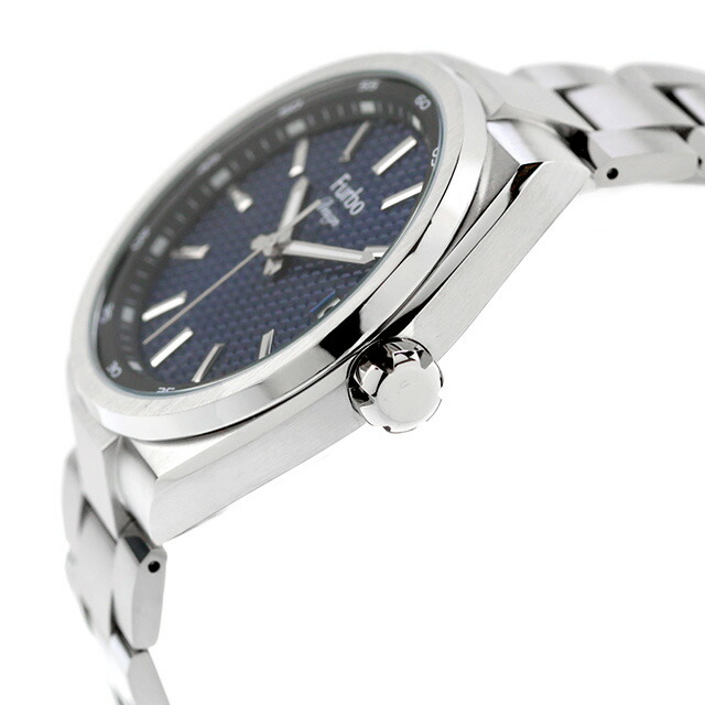 フルボ デザイン Lavora クォーツ 電池式 腕時計 ブランド メンズ Furbo Design NF07W-SSNV アナログ ネイビー おしゃれ 防水 プレゼント 男性 実用的