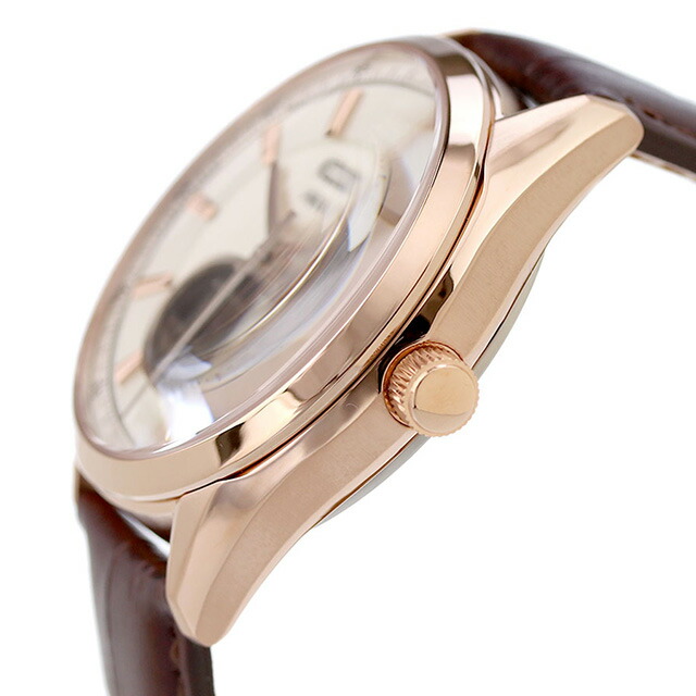 シチズン コレクション メカニカル クラシック オープンハート 自動巻き 腕時計 メンズ オープンハート CITIZEN COLLECTION NH9112-19A アナログ クリーム ブラウン 日本製 ブランド おしゃれ 防水 プレゼント 男性 実用的