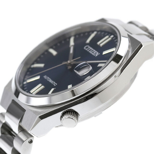 シチズン コレクション TSUYOSA 自動巻き 腕時計 ブランド メンズ レディース CITIZEN COLLECTION NJ0200-50M アナログ ネイビー おしゃれ 防水 プレゼント 実用的