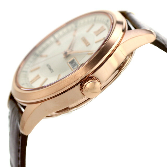 シチズン コレクション メカニカル デイ＆デイト 自動巻き 腕時計 ブランド メンズ CITIZEN COLLECTION NY4052-16A アナログ シルバー ブラウン おしゃれ 防水 プレゼント 男性 実用的