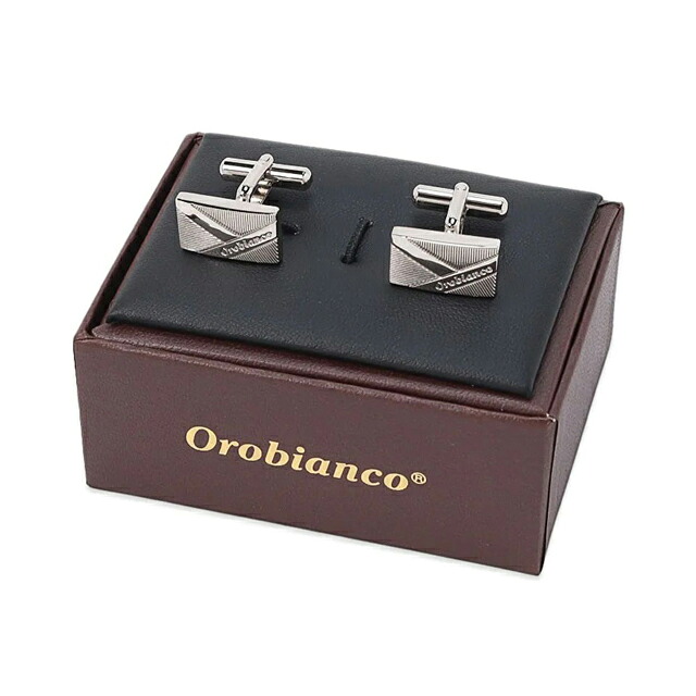 オロビアンコ カフス メンズ Orobianco ORC396A シルバー アクセサリー 袖口ボタン カフスボタン ジュエリー ブランド 高級 おしゃれ プレゼント 男性 実用的 かっこいい