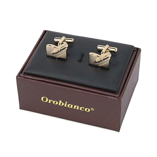 オロビアンコ カフス メンズ Orobianco ORC399B ゴールド アクセサリー 袖口ボタン カフスボタン ジュエリー ブランド 高級 おしゃれ プレゼント 男性 実用的 かっこいい