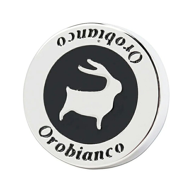 オロビアンコ ピンズ ラペルピン ブランド Orobianco ORP001A シルバー ブラック アクセサリー
