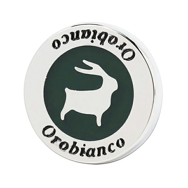 オロビアンコ ピンズ ラペルピン ブランド Orobianco ORP001B シルバー グリーン アクセサリー