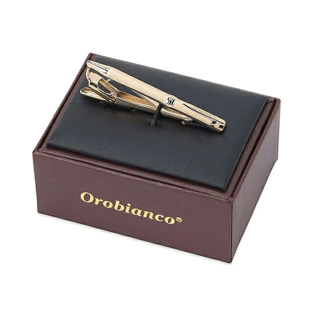 オロビアンコ ネクタイピン メンズ Orobianco ORT399B ゴールド アクセサリー タイバー タイピン ジュエリー ブランド 高級 おしゃれ プレゼント 男性 実用的 かっこいい