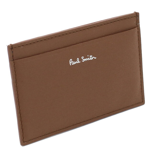 ポール・スミス カードケース メンズ Paul Smith レザー イタリア M1A4768 BROWN ブラウン系 財布 定期入れ ブランド 高級 おしゃれ プレゼント 実用的