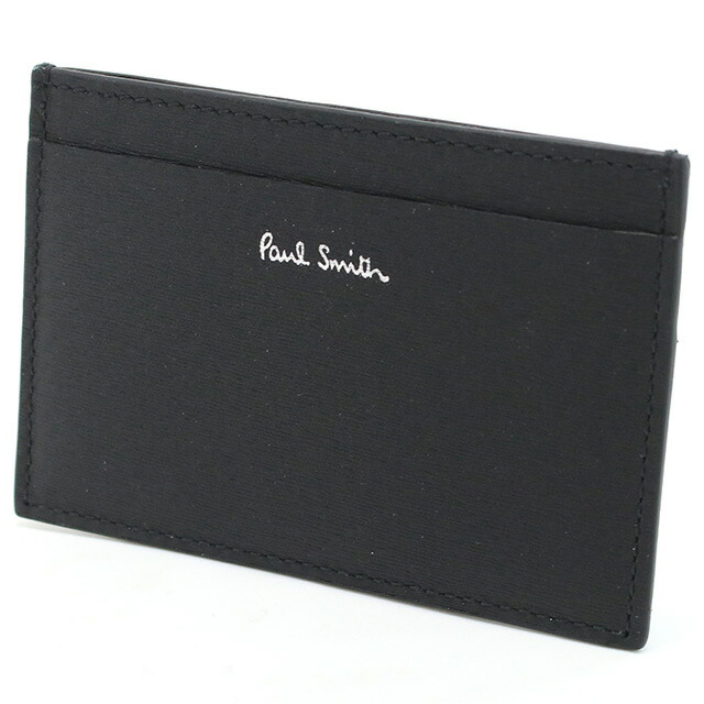 ポール・スミス カードケース メンズ Paul Smith レザー イタリア M1A4768 BLACK ブラック 財布 定期入れ ブランド 高級 おしゃれ プレゼント 実用的