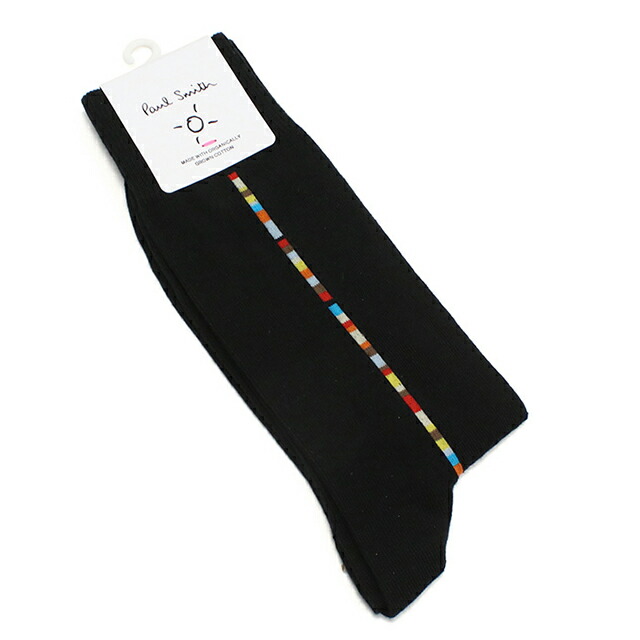 ポール・スミス ソックス メンズ ブランド Paul Smith M1A800MO ブラック ウェア