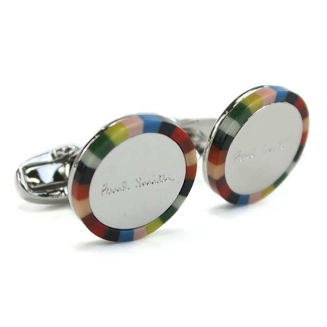 ポール・スミス カフス メンズ ブランド Paul Smith M1ACUFF シルバー系 マルチカラー 小物