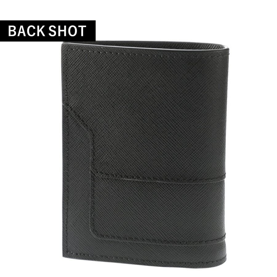 マルニ 二つ折り財布 レディース ブランド MARNI ロゴ ブラック 財布 ウォレット 高級 おしゃれ プレゼント 実用的