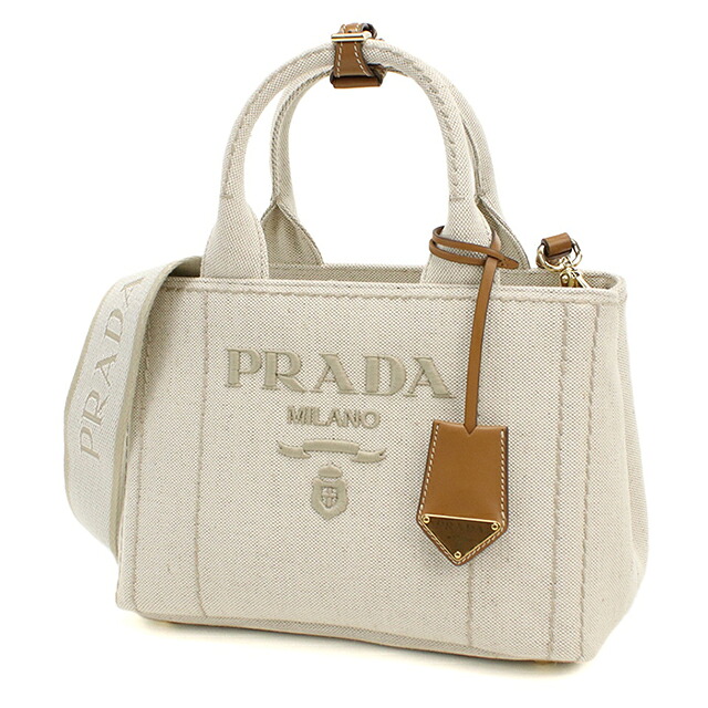 プラダ ハンドバッグ レディース ブランド PRADA 1BG464 ベージュ 軽量 小さめ 手提げ 高級 おしゃれ プレゼント 女性 実用的 かわいい
